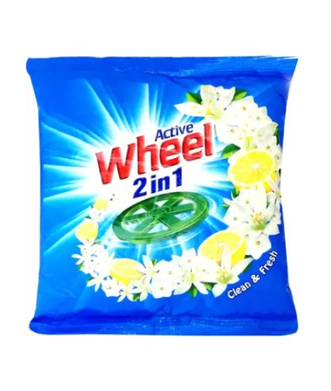 Wheel Active 2 in 1 Detergent Powder , 500g